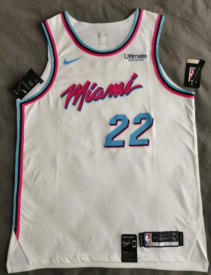 miami heat 22 Butler 2018 City Edition jersey player version